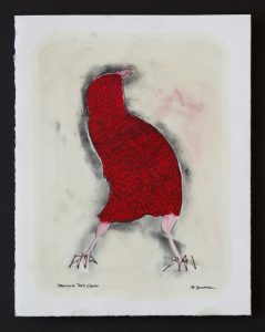 Dancing Red Crow