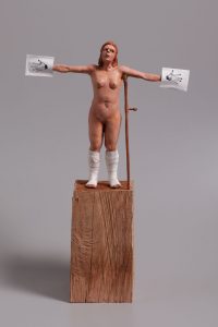 Woman w/Crutch